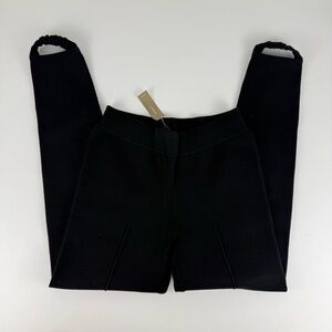 J.Crew Re-Imagined Stirrup Leggings in Black Ponte - Size Small (NWT)